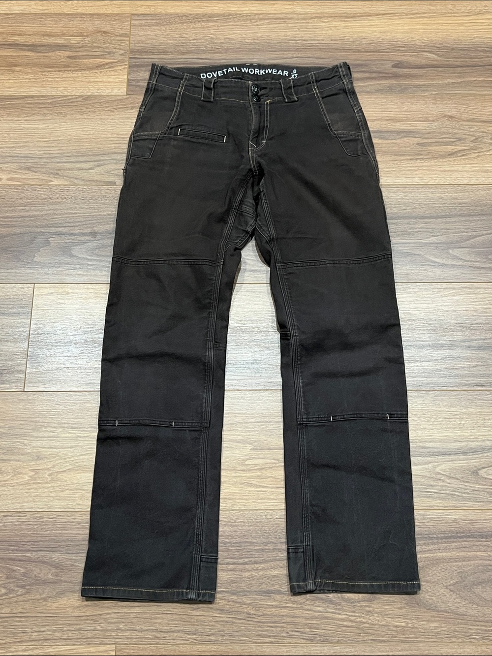 Dovetail Day Construct Pants in Heavyweight Brown Canvas Size 8/32